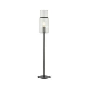 Markslöjd 108556 - Asztali lámpa TUBO 1xE14/40W/230V 65 cm fekete/átlátszó 108556 kép