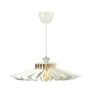 Csillár zsinóron 1xE27/60W/230V fehér átm. 52 cm 390FLH1556 kép