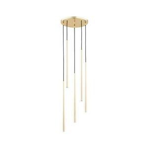 Csillár zsinóron CARMEN 5xG9/40W/230V á.30 cm arany 63144 kép