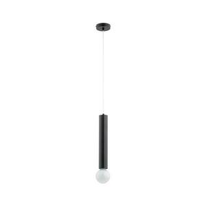 Csillár zsinóron TWISTER 1xE27/60W/230V fekete 61128 kép
