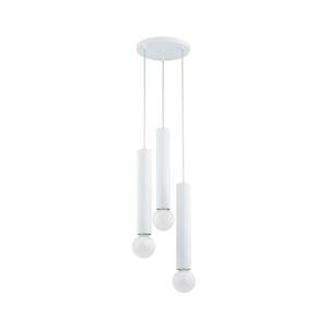 Csillár zsinóron TWISTER 3xE27/60W/230V á. 28 cm fehér 62274 kép
