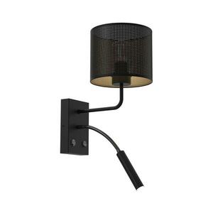 Fali lámpa LOFT SHADE 1xE27/60W+1xG9/8W/230V fekete/arany 5246 kép