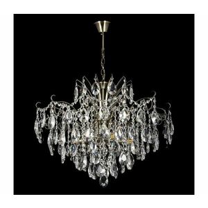 Kristály csillár láncon 6xE27/60W/230V W-E 1637/6 kép