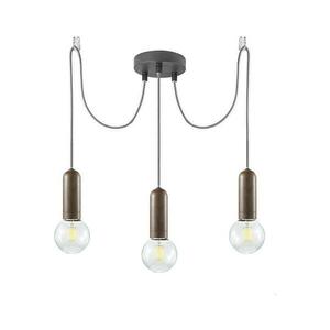Leuchten Direkt 14776-48 - Csillár zsinóron TURN ME 3xE27/60W/230V pók 14776-48 kép
