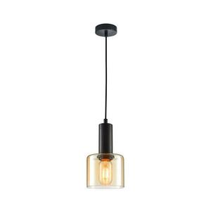 PND-65342-1-BK+AMB - Csillár zsinóron SANTIA 1xE27/40W/230V PND-65342-1-BK+AMB kép
