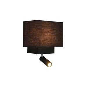 Zam H59 - LED Fali lámpa LED/3W + 1xE27/40W/230V fekete H59 kép