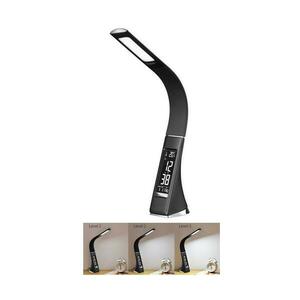 Brilagi - LED Dimmelhető asztali lámpa kijelzővel PELLE LED/7W/230V fekete BRI8947 kép