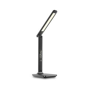 08930L - LED Szabályozható asztali lámpa kijelzővel KINGFISHER LED/9W/230V/12V fekete 08930L kép