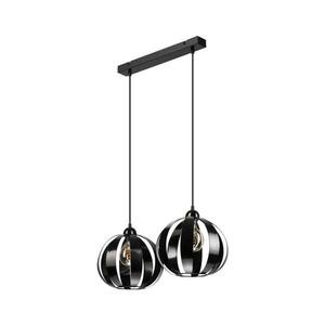 Csillár zsinóron MINDY 2xE27/15W/230V LM-2.203/CZARNY kép