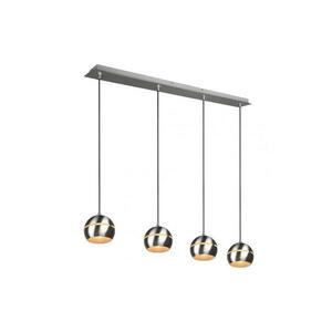 Trio - Csillár zsinóron FLETCHER 4xE14/40W/230V matt króm 313300407 kép