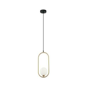 PND-3965-1-BRO - Csillár zsinóron LUPUS 1xG9/25W/230V fekete/arany PND-3965-1-BRO kép