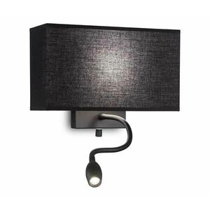 Ideal Lux - LED flexibilis lámpa HOTEL 1xE27/60W/230V + LED/1, 5W/230V 215709 kép
