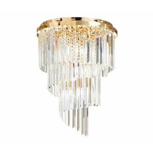Ideal Lux - Kristály csillár CARLTON 12xE14/40W/230V átm. 50 cm arany 213507 kép