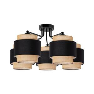Fali lámpa 5xE27/60W/230V bézs színben W- 1204/5 JUTA+CZARNY kép