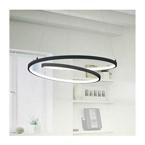 Ideal Lux - LED Csillár zsinóron OZ LED/52W/230V átm. 80 cm CRI 90 fekete 269450 kép