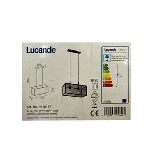 Lucande - Csillár zsinóron BEYZA 2xE27/15W/230 4251096558449 kép