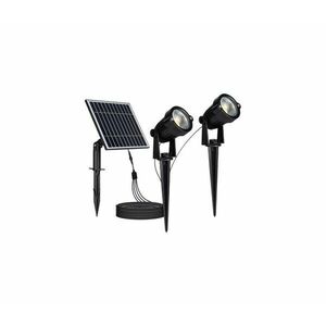 KÉSZLET 2x LED Kültéri napelemes lámpa 2xLED/1, 2W/3, 7V IP65 3000K 4000 mAh 20488 kép