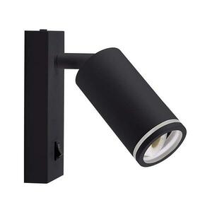 Fali spotlámpa kapcsolóval 1xGU10/35W/230V fekete 10294 kép