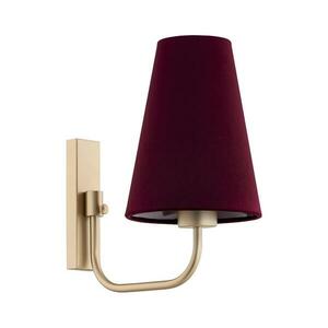 Argon 8313 - Fali lámpa SAFIANO 1xE27/15W/230V Burgundi 8313 kép