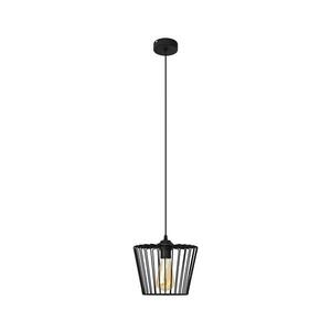Csillár zsinóron TORRI 1xE27/15W/230V átm. 23 cm fekete W-KM 1345/1 BK-B kép