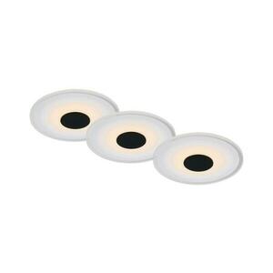 Briloner - KÉSZLET 3x LED Fürdőszobai beépíthető lámpa LED/6W/230V IP44 fekete 7043-035 kép