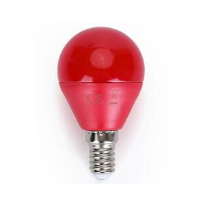 B.V. LED Izzó G45 E14/4W/230V piros - 100003OFV kép