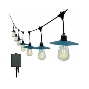 LED Napelemes lánc 15xLED/0, 2W/3, 7V 15, 6 m 3000K IP44 2400 mAh 23034 kép