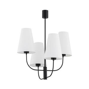Argon 1822 - Csillár rúdon SAFIANO 4xE27/15W/230V fekete 1822 kép
