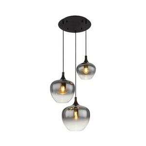 Globo 15548-3H - Csillár zsinóron MAXY 3xE27/40W/230V fekete 15548-3H kép