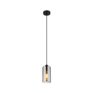 Globo 21002H - Csillár zsinóron OLLY 1xE27/25W/230V átm. 11 cm fekete 21002H kép