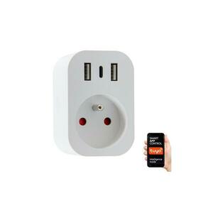 NEO 07772L- Okos elosztó 16A/230V + 2xUSB+1xUSB-C Wi-Fi Tuya 07772L kép
