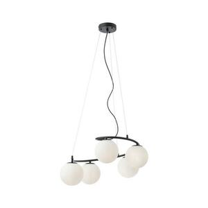 Redo 01-2720 - Csillár zsinóron VOLLEY 5xE14/28W/230V fekete 01-2720 kép