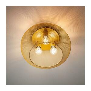 Redo 01-3139 - Mennyezeti lámpa CROKET 3xE27/42W/230V átm. 40 cm arany 01-3139 kép
