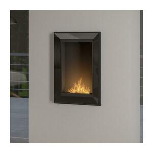 InFire - Beépített BIO kandalló 79x55 cm 3kW fekete Frame 550 black kép