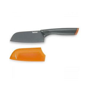 Tefal - Rozsdamentes acél kés santoku FRESH KITCHEN 12 cm szürke/narancs K1220104 kép