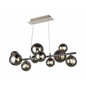 Wofi 6014.10.24.9000 - VILLA LED csillár 10xG9/3W/230V fekete/krom 6014.10.24.9000 kép