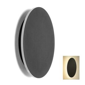 B.V. - LED Fali lámpa LED/12W/230V 3000K 25 cm fekete B10303H87 kép