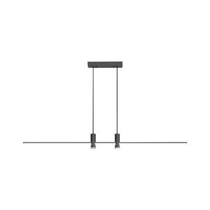 LED Csillár zsinóron LED/19W/230V 3000K fekete 10060 kép