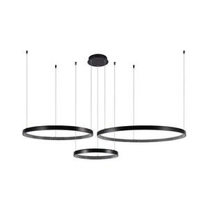 LED Csillár zsinóron 3xLED/19W/230V 3000K fekete 10054 kép