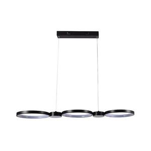 LED Csillár zsinóron LED/38W/230V 4000K fekete 10043 kép
