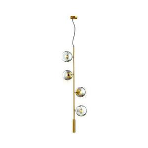 Eurolamp Csillár zsinóron 4xE27/10W/230V arany 144-20001 kép