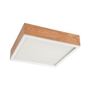Mennyezeti lámpa OAK SQUARE 4xE27/15W/230V 39x39 cm tölgy/fehér LD-PD-9.5/DĄB/BIAŁY kép