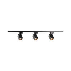 Spotlámpa sínrendszerhez SQUARE 3xGU10/10W/230V + 1 m sín rendszer 321732 kép