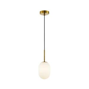 Csillár zsinóron ALIAS 1xG9/8W/230V átm. 12 cm arany ML0317 kép