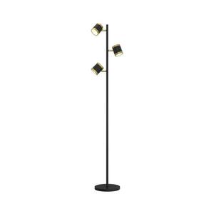 Wofi 3003-304S -LED Fényerőszabályozható állólámpa TOULOUSE 3xLED/7W/230V fekete/arany 3003-304S kép