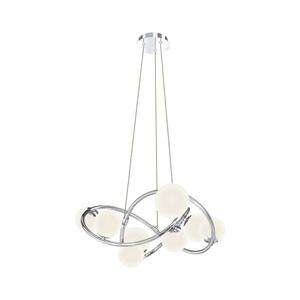 Wofi 7014-807 - LED Csillár zsinóron NANCY 8xG9/3, 5W/230V fényezett króm 7014-807 kép