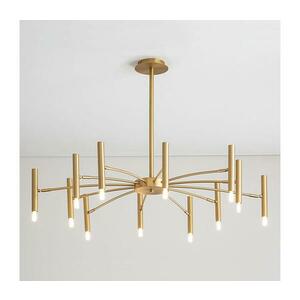 Redo 01-2774 - Csillár rúdon RAYEN 12xG9/10W/230V bronz 01-2774 kép