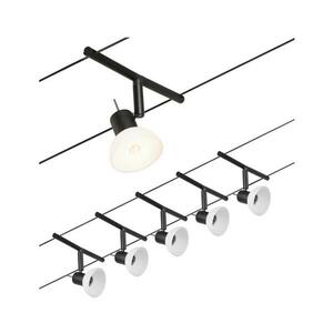 Paulmann 94450 - SHEELA komplett 5x GU5, 3/10W kábeles világítási rendszer 230V fekete 94450 kép