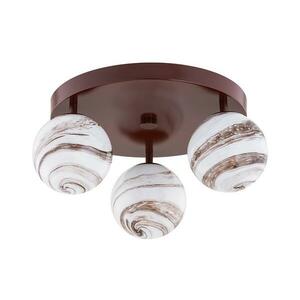 Argon 6292 - Mennyezeti lámpa FABIO 3xE14/7W/230V alabástrom barna 6292 kép