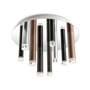 Redo 01-2042 - LED Mennyezeti lámpa MADISON 9xLED/4W/230V fényezett króm/fekete/réz 01-2042 kép
